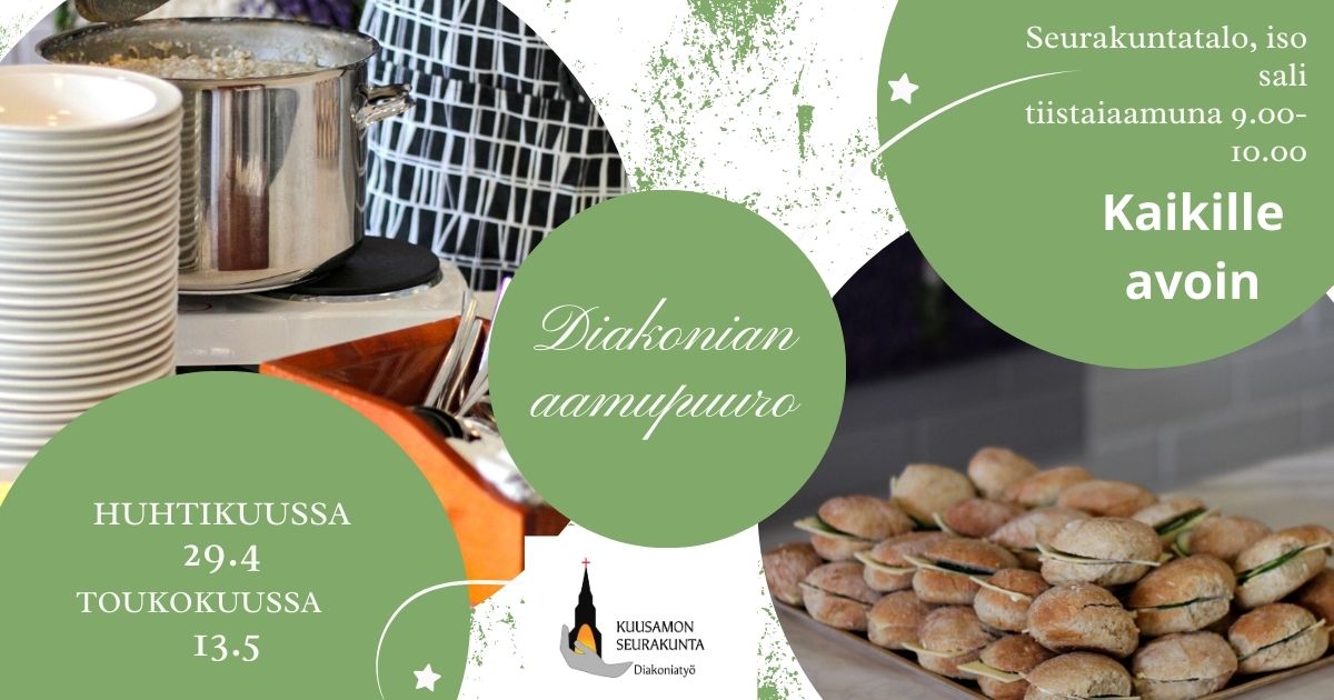 Diakonian aamupuuro Aamupuuromainos