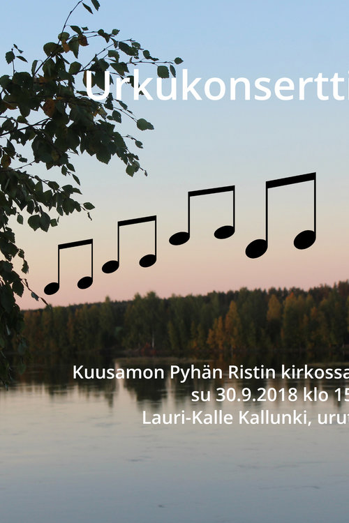 Ruska-ajan konsertti: Lauri-Kalle Kallunki, urut Ruska-ajan konsertti: Lauri-Kalle Kallunki, urut