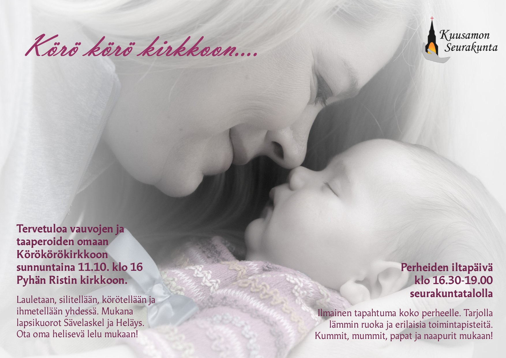 Körökörökirkko äiti ja vauva